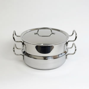GEO蒸し器付鍋